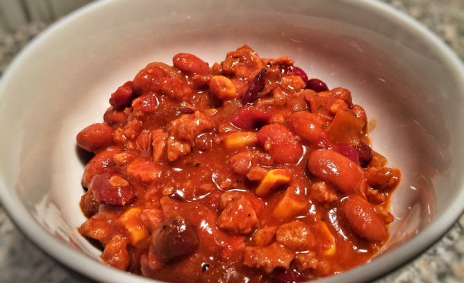 Chili Sin Carne, scharf, vegan
